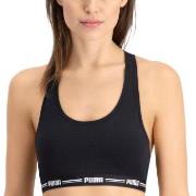 Puma BH Iconic Racer Back Bra Svart Medium Dame