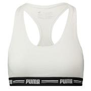 Puma BH Iconic Racer Back Bra Hvit Medium Dame