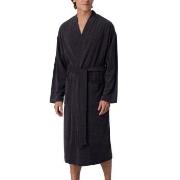 Schiesser Terry Bathrobe Antracit Small Herre