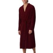 Schiesser Terry Bathrobe Rød Small Herre