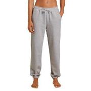 Calida Circular Lounge Pants With Cuffs Gråmelerad bomull Small Dame