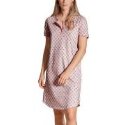 Calida Lovely Nights Sleepshirt Rosa Mønster bomull X-Large Dame