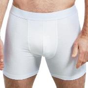 Bread and Boxers Brief Boxer Long Leg 3P Hvit økologisk bomull Small H...