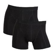 Claudio 4P Cotton Trunks Helsvart bomull Medium Herre