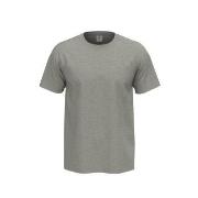 Stedman 4P Comfort Men T-shirt Lysgrå bomull Medium Herre