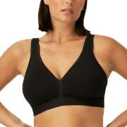 NATURANA BH Athleisure Soft Bra Svart bomull C 90 Dame