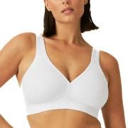 NATURANA BH Athleisure Soft Bra Hvit bomull C 80 Dame