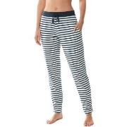 Mey Cyra Long Pants Hvit/Marine X-Small Dame