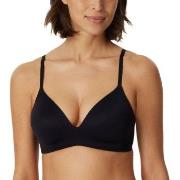 Schiesser BH Invisible Soft Bra With Underwired Bra Svart B 70 Dame