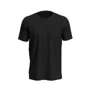 Stedman Unisex Lux T Svart bomull 4XL