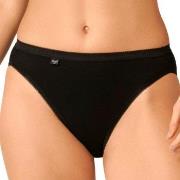 Sloggi Truser 2P Basic Plus Tai Briefs Svart bomull 40 Dame