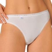 Sloggi Truser 2P Basic Plus Tai Briefs Hvit bomull 38 Dame