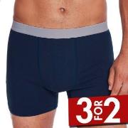 Sloggi 2P Men GO ABC 2 0 Shorts Marine bomull X-Small Herre