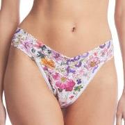 Hanky Panky Truser 3P Printed Original Rise Thong Hvit m Blomste nylon...