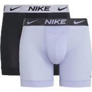 Nike 6P Dri-Fit ReLuxe Boxer Brief Lilla/Svart Medium Herre