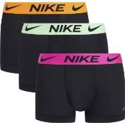 Nike 9P Everyday Essentials Micro Trunks D1 Svart/Rosa polyester Small...