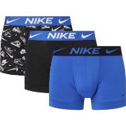 Nike 9P Everyday Essentials Micro Trunks D1 Blå Mønster polyester X-La...