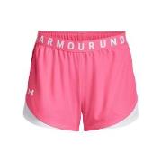 Under Armour 3P Play Up Shorts 3.0 Mørkrosa polyester Small Dame