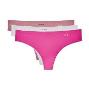 Under Armour Truser 9P Pure Stretch Thong Rosa/Hvit Medium Dame