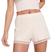 Sloggi GO Ribbed Short Krem bomull Large Dame