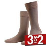 Amanda Christensen Strømper Core Ankle Socks Lysbrun  bomull Str 39/40