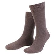 Amanda Christensen Strømper True Combed Cotton Sock Brun Str 39/42