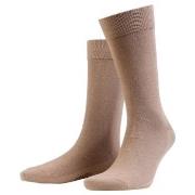 Amanda Christensen Strømper 3P True Combed Cotton Sock Lysbrun  Str 47...