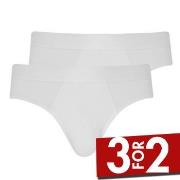 Jockey 2P Microfiber Air Brief Hvit polyamid X-Large Herre