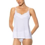 Mey Grace Camisole With Lace Hvit viskose Medium Dame