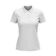 Stedman Lux Short Sleeve Polo For Women Hvit bomull Small Dame