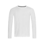 Stedman Clive Long Sleeve Hvit ringspunnet bomull X-Large Herre