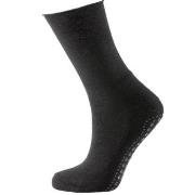 Trofe Cotton Antislip Sock Strømper Svart Str 39/42 Dame