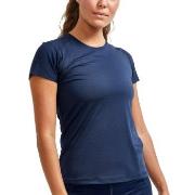 Craft ADV Essence SS Slim Tee W Marine polyester Medium Dame