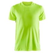 Craft ADV Esssence SS Tee M Limegrønn polyester Large Herre