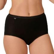 Sloggi Truser 2P Basic Plus Maxi Briefs Svart bomull 46 Dame