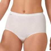 Sloggi Truser 2P Basic Plus Maxi Briefs Hvit bomull 52 Dame