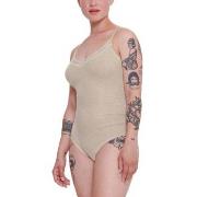 Sloggi GO Ribbed Bodysuit Elfenben bomull Medium Dame