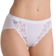 Sloggi Truser Chic Tai Brief Hvit bomull 38 Dame