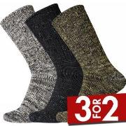 Egtved Strømper 3P Multi Colour Socks Mixed Str 40/45 Herre