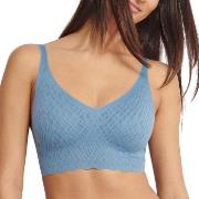 Sloggi BH ZERO Feel Bliss Bralette Lysblå Large Dame