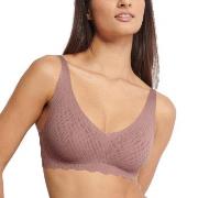 Sloggi BH ZERO Feel Bliss Soft Bra Brun Small Dame