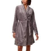 Triumph Fleece Robe Grå polyester 40/42 Dame