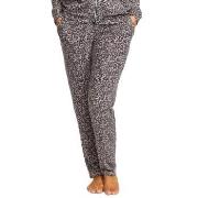 Damella Knitted Lounge Pants Rosa Mønster Large Dame