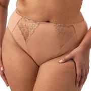 Elomi Truser Zarla High Leg Brief Beige polyamid X-Large Dame