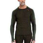 Dovre Jacquard Baselayer Militærgrønn ull XX-Large Herre