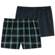Schiesser 2P Boxershorts multipack Brun mønstret bomull XX-Large Herre