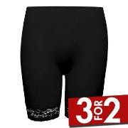 Decoy Hotpants With Lace Svart X-Large Dame