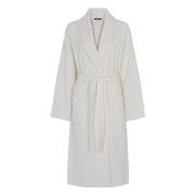 Decoy Long Terry Robe With Hood Svart polyester XX-Large Dame