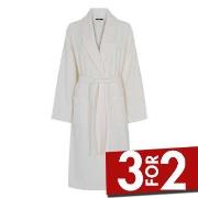 Decoy Long Terry Robe With Hood Svart polyester X-Small Dame