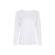 JBS of Denmark Bamboo Long Sleeve Top Hvit Medium Dame